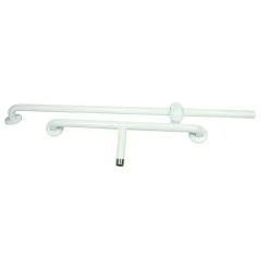 AKW T-Shape White Epoxy Coated Grab Rail - 1100 X 300 X 300mm