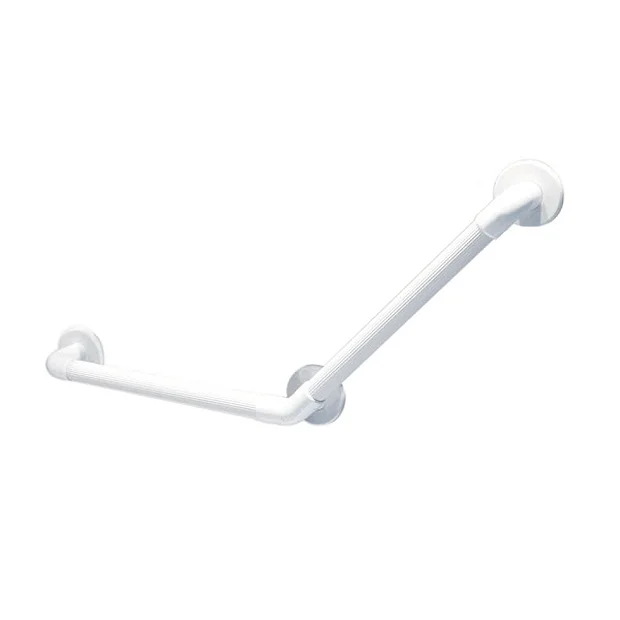 AKW 1400 Series 135° White Plastic Grab Rail 3 AKW 1400 Series 135° White Plastic Grab Rail
