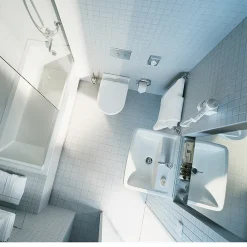 Duravit Starck 3 1TH Basin + Full Pedestal