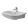 Duravit D-Code 550mm 1TH Semi Recessed Basin 2 Duravit D-Code 550mm 1TH Semi Recessed Basin -Croydex shop 0339550000 l