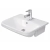 Duravit DuraStyle 550mm 1TH Semi-Recessed Basin -Croydex shop 0375550000 l