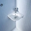 Duravit Starck 3 430mm 1TH Handrinse Corner Basin -Croydex shop 0752440000 d1
