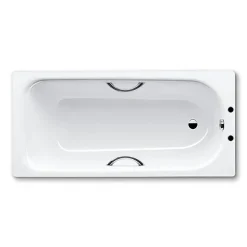 Kaldewei Eurowa 1700 X 700mm 2TH Steel Enamel Bath With Twin Grips & Anti Slip 5 Kaldewei Eurowa 1700 X 700mm 2TH Steel Enamel Bath With Twin Grips & Anti Slip -Croydex shop 19827000001handle250 l