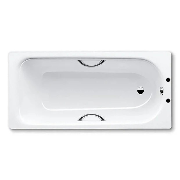 Kaldewei Eurowa 1700 X 700mm 2TH Steel Enamel Bath With Twin Grips & Anti Slip 4 Kaldewei Eurowa 1700 X 700mm 2TH Steel Enamel Bath With Twin Grips & Anti Slip - Image 2