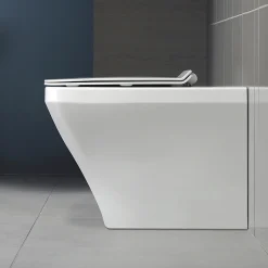 Duravit DuraStyle HygieneGlaze Back To Wall Toilet + Seat -Croydex shop 2150090000 d5