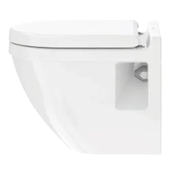 Duravit Starck 3 Compact Wall Hung Toilet Pan + Seat -Croydex shop 2202090000 d1