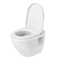 Duravit Starck 3 Compact Wall Hung Toilet Pan + Seat -Croydex shop 2202090000 d3