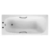Roca Carla Eco Steel Bath 1700 X 700mm 2TH With Grips & Anti Slip -Croydex shop 2215l3000packnl