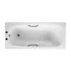 Roca Carla 1700 X 700mm 2TH Steel Enamel Bath With Grips -Croydex shop 2374m3000packnl