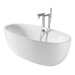 Roca Virginia Acrylic Freestanding Bath With Waste & Overflow (1700 X 800mm)