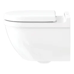 Duravit Starck 3 Rimless HygieneGlaze Durafix Wall Hung Toilet + Seat
