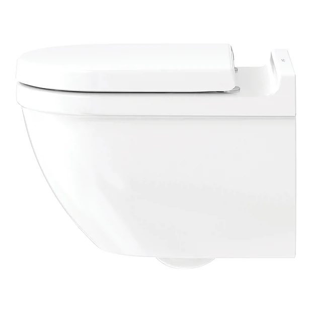 Duravit Starck 3 Rimless HygieneGlaze Durafix Wall Hung Toilet + Seat 3 Duravit Starck 3 Rimless HygieneGlaze Durafix Wall Hung Toilet + Seat