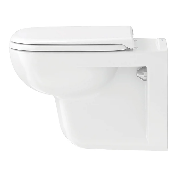 Duravit D-Code HygieneGlaze Wall Hung Toilet + Seat 5 Duravit D-Code HygieneGlaze Wall Hung Toilet + Seat - Image 3