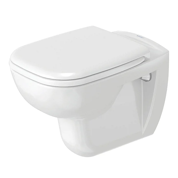 Duravit D-Code HygieneGlaze Wall Hung Toilet + Seat 4 Duravit D-Code HygieneGlaze Wall Hung Toilet + Seat - Image 2