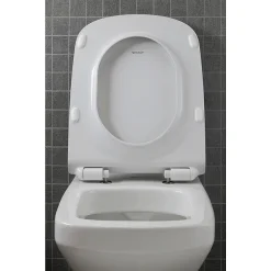 Duravit DuraStyle Compact 480mm Wall Hung Toilet + Seat -Croydex shop 2539090000 d4