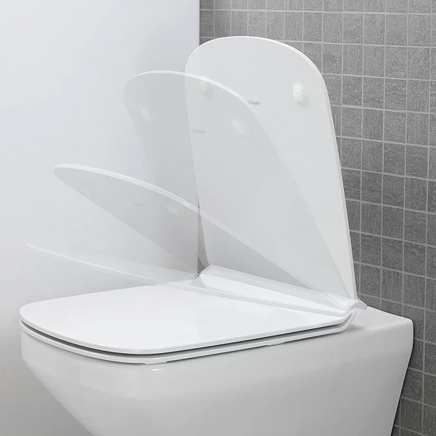 Duravit DuraStyle Rimless Durafix 620mm Wall Hung Toilet + Seat 7 Duravit DuraStyle Rimless Durafix 620mm Wall Hung Toilet + Seat - Image 5