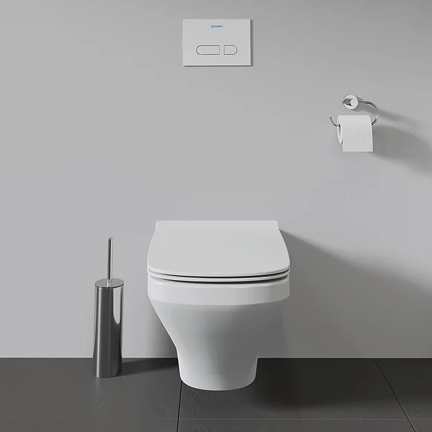 Duravit DuraStyle Rimless HygieneGlaze Durafix 700mm Wall Hung Toilet + Seat 8 Duravit DuraStyle Rimless HygieneGlaze Durafix 700mm Wall Hung Toilet + Seat - Image 6