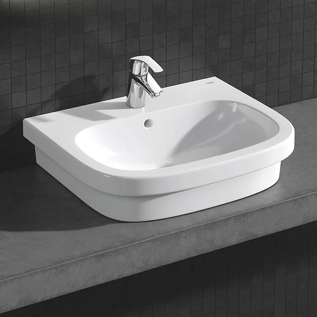 Grohe Euro 600mm 1TH Counter Top Basin 6 Grohe Euro 600mm 1TH Counter Top Basin - Image 4