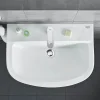 Grohe Bau 550mm 1TH Basin + Half Pedestal -Croydex shop 39421000 d4 3