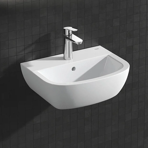 Grohe Bau Ceramic 450mm 1TH Wall Hung Basin 5 Grohe Bau Ceramic 450mm 1TH Wall Hung Basin - Image 3