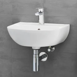 Grohe Bau Ceramic 450mm 1TH Wall Hung Basin 10 Grohe Bau Ceramic 450mm 1TH Wall Hung Basin -Croydex shop 39424000 d2