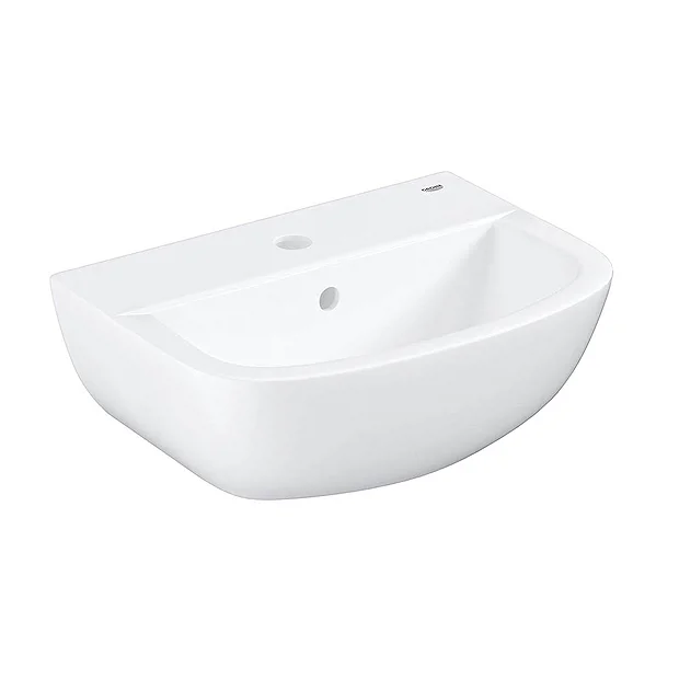 Grohe Bau Ceramic 450mm 1TH Wall Hung Basin 4 Grohe Bau Ceramic 450mm 1TH Wall Hung Basin - Image 2