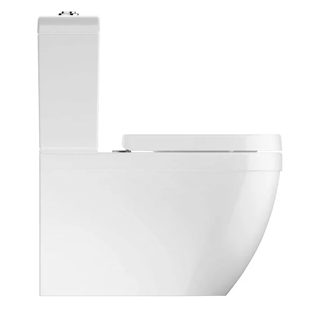 Grohe Euro Rimless Close Coupled Toilet With Soft Close Seat (Bottom Inlet) + FREE TOILET ROLL HOLDER 8 Grohe Euro Rimless Close Coupled Toilet With Soft Close Seat (Bottom Inlet) + FREE TOILET ROLL HOLDER - Image 6