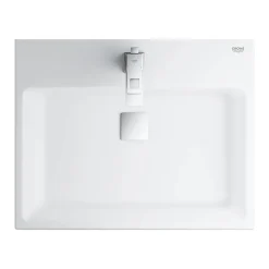 Grohe Cube Ceramic 600mm 1TH Wall Hung Basin 8 Grohe Cube Ceramic 600mm 1TH Wall Hung Basin -Croydex shop 3947300h d1
