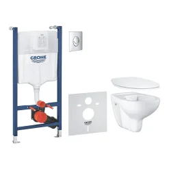 Grohe Solido Bau Ceramic Rimless 5-in-1 Pack -Croydex shop 39888000 d4