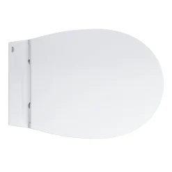 Grohe Bau Rimless Wall Hung Toilet With Slim Soft Close Seat -Croydex shop 39899000 d2