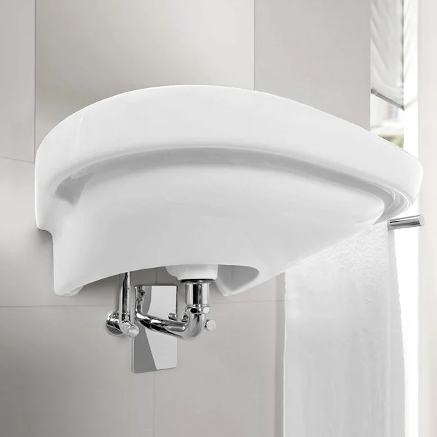 Villeroy & Boch Villeroy And Boch ViCare 555mm Wheelchair Accessible Washbasin 7 Villeroy & Boch Villeroy And Boch ViCare 555mm Wheelchair Accessible Washbasin - Image 5