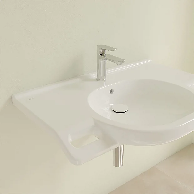 Villeroy & Boch Villeroy And Boch ViCare 810mm Wheelchair Accessible Washbasin 6 Villeroy & Boch Villeroy And Boch ViCare 810mm Wheelchair Accessible Washbasin - Image 4