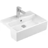 Villeroy & Boch Villeroy And Boch Memento 550 X 420mm 1TH Semi-Recessed Basin -Croydex shop 41335501 d1