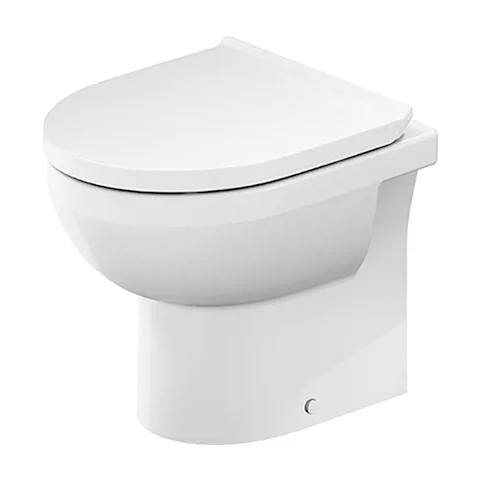 Duravit No.1 Rimless Back To Wall Toilet Pan + Soft-Close Seat 4 Duravit No.1 Rimless Back To Wall Toilet Pan + Soft-Close Seat - Image 2