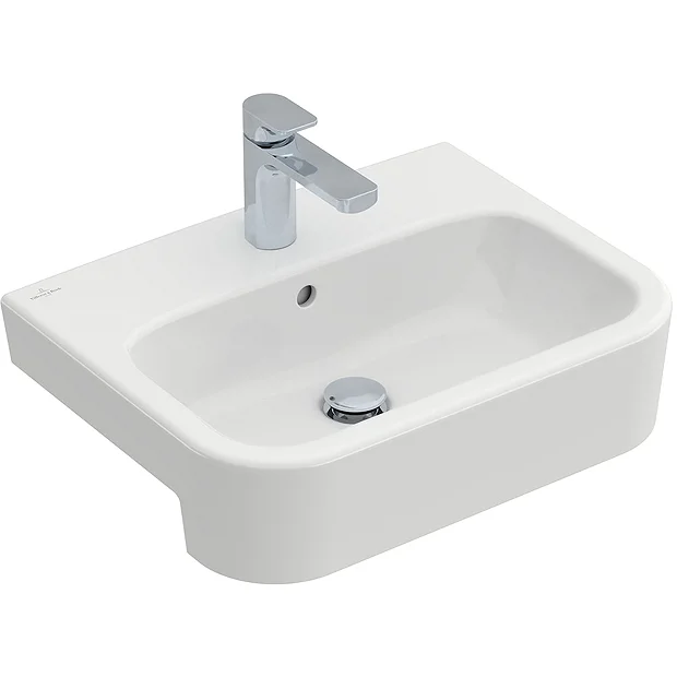 Villeroy & Boch Villeroy And Boch Architectura 550 X 430mm 1TH Semi-Recessed Basin 3 Villeroy & Boch Villeroy And Boch Architectura 550 X 430mm 1TH Semi-Recessed Basin