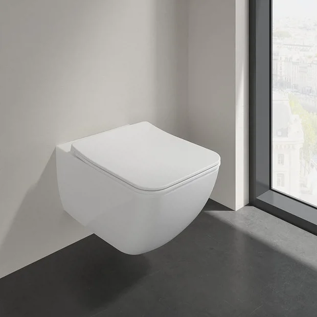 Villeroy & Boch Villeroy And Boch Venticello Wall Hung Toilet Combi Pack - 4611RL01 7 Villeroy & Boch Villeroy And Boch Venticello Wall Hung Toilet Combi Pack - 4611RL01 - Image 5