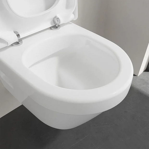 Villeroy & Boch Villeroy And Boch Architectura DirectFlush Rimless Wall Hung Toilet + Soft Close Seat 5 Villeroy & Boch Villeroy And Boch Architectura DirectFlush Rimless Wall Hung Toilet + Soft Close Seat - Image 3