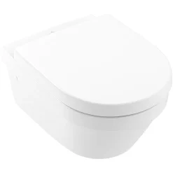 Villeroy & Boch Villeroy And Boch Architectura DirectFlush Rimless Wall Hung Toilet + Soft Close Seat -Croydex shop 4694hr01 d1