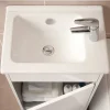 VitrA - S50 Square Compact Semi-Recessed Basin - 1 Tap Hole 1 VitrA - S50 Square Compact Semi-Recessed Basin - 1 Tap Hole -Croydex shop 5345ai1