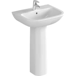 VitrA - S20 Model Washbasin & Pedestal -Croydex shop 55021thpedverylarge