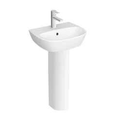 VitrA - Zentrum Basin And Pedestal - 1 Tap Hole - 4 X Size Options