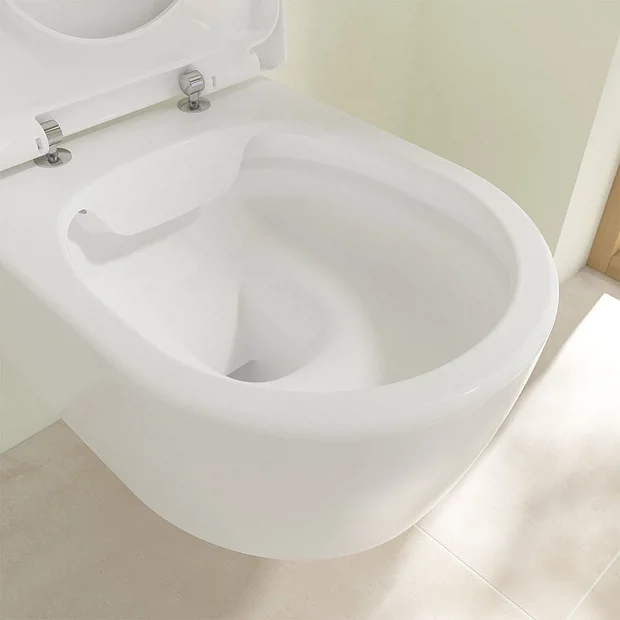 Villeroy & Boch Villeroy And Boch Avento DirectFlush Rimless Wall Hung Toilet W/ Slim Soft Close Seat 5 Villeroy & Boch Villeroy And Boch Avento DirectFlush Rimless Wall Hung Toilet W/ Slim Soft Close Seat - Image 3