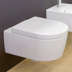 Villeroy & Boch Viconnect Pro Toilet Frame With Chrome Flush Plate + Avento Wall Hung Toilet