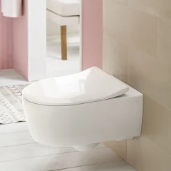 Villeroy & Boch Villeroy And Boch Avento DirectFlush Rimless Wall Hung Toilet W/ Slim Soft Close Seat 12 Villeroy & Boch Villeroy And Boch Avento DirectFlush Rimless Wall Hung Toilet W/ Slim Soft Close Seat -Croydex shop 5656rs01 d5