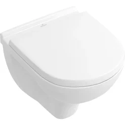 Villeroy & Boch Villeroy And Boch O.novo Compact Wall Hung Toilet + Soft Close Seat -Croydex shop 5688h101 d1 1