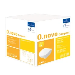 Villeroy & Boch Villeroy And Boch O.novo Compact Wall Hung Toilet + Soft Close Seat