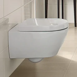 Villeroy & Boch Villeroy And Boch Subway 2.0 DirectFlush Rimless Wall Hung Toilet + Soft Close Seat