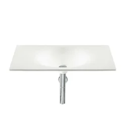 Roca - Kalahari-N Single Bowl Wall Mounted Basin - 800mm - 0 Or 1 Tap Hole Option -Croydex shop 6508000thbasinverylarge3