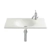 Roca - Kalahari-N Single Bowl Wall Mounted Basin - 800mm - 0 Or 1 Tap Hole Option -Croydex shop 6508001thbasinverylarge2
