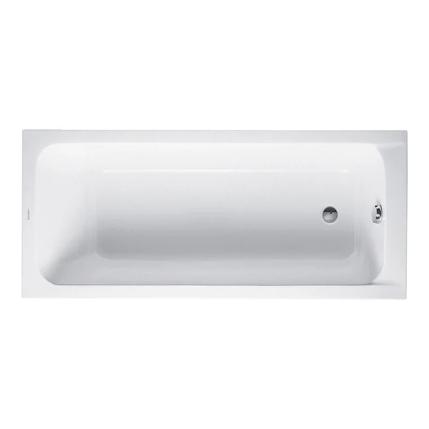 Duravit D-Code Single Ended Bath + Support Feet 5 Duravit D-Code Single Ended Bath + Support Feet - Image 3